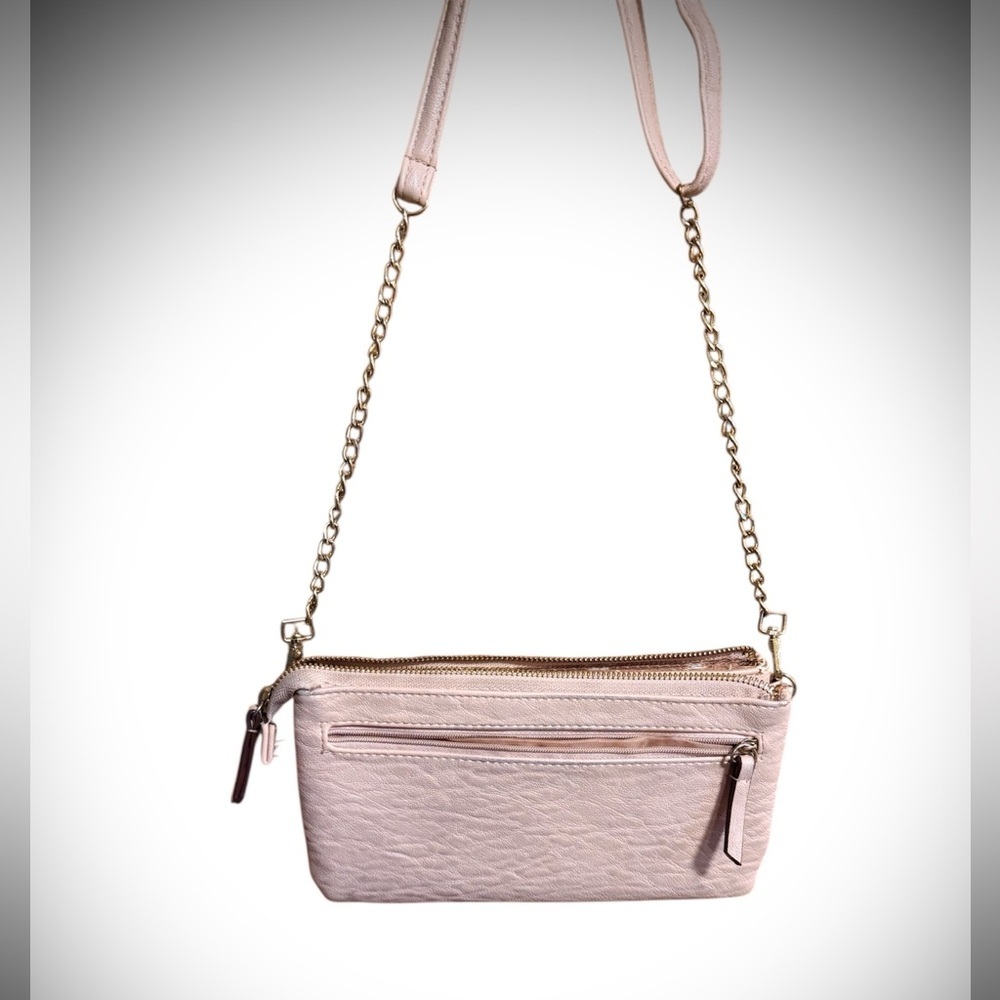 Light Pink and Cream Patterned Purse - Picture 2 of 8